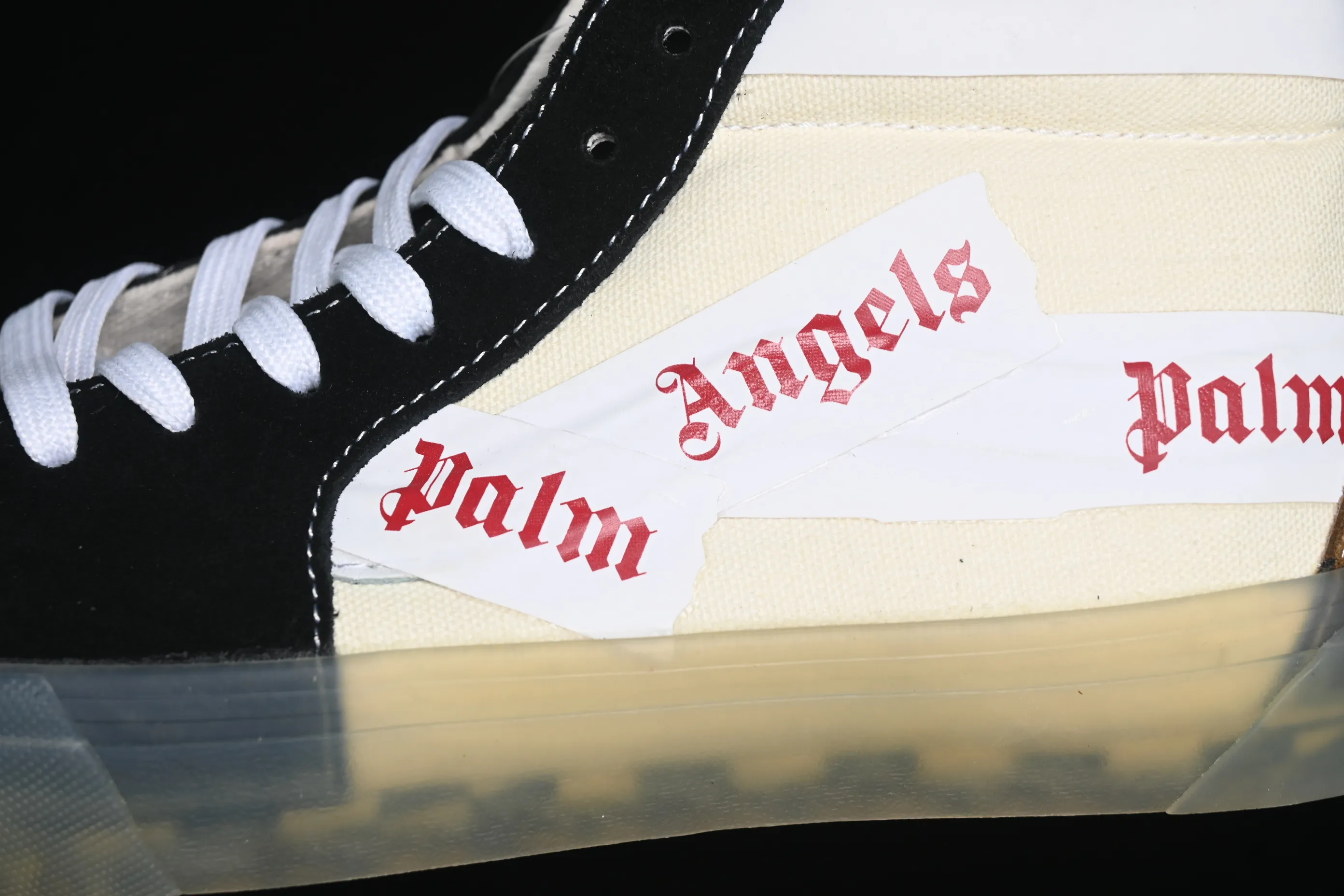 All categories Vans Vans series Vans Mid Vans China Palm Angels x Vans Sk8-Mid joint mid-top casual sneakers VN000CRPGRN